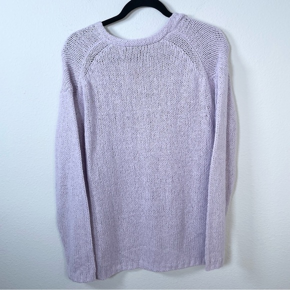 360 Sweater Lilac Neyla Silk Purple Sweater - Picture 11 of 13